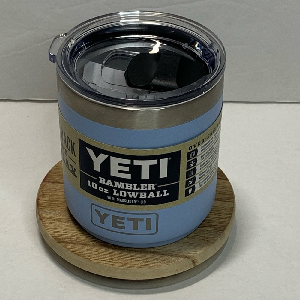 NWT YETI Rambler MagSlider Lid 10 Oz Big Sky Blue Limited Edition